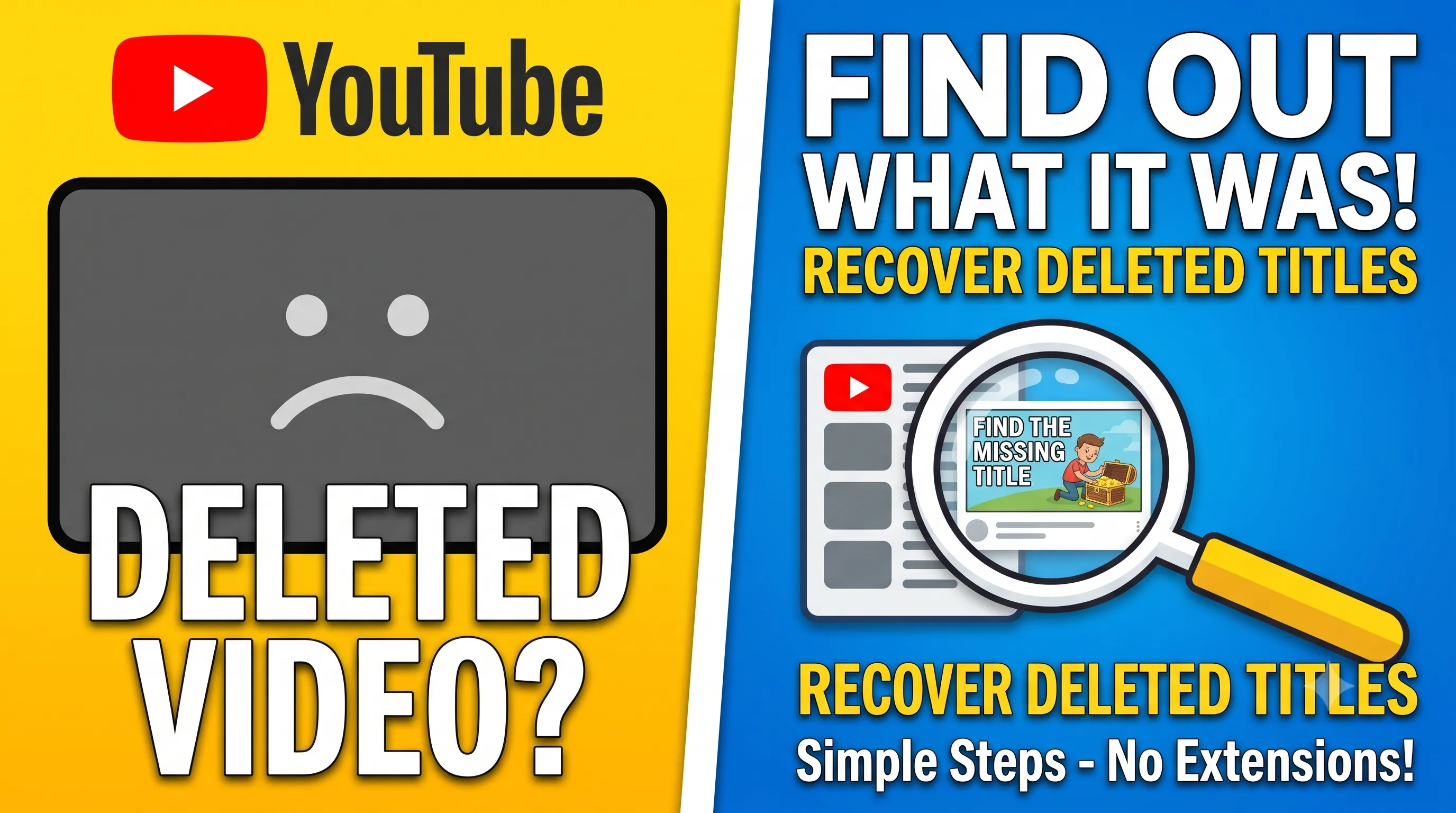 How to Find the Name of Deleted Videos in Your YouTube Playlist